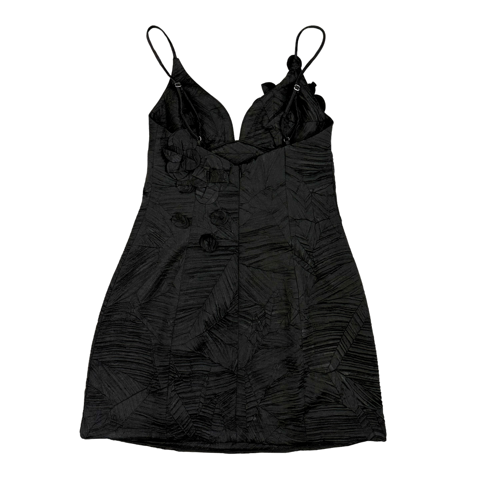Midnight Garden Mini Dress L / Black