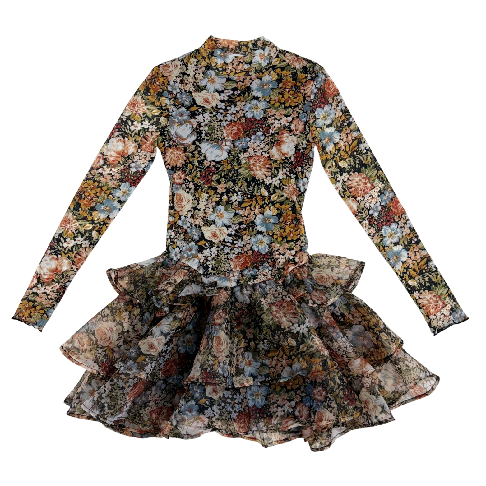 Eternal Bloom Mini Dress