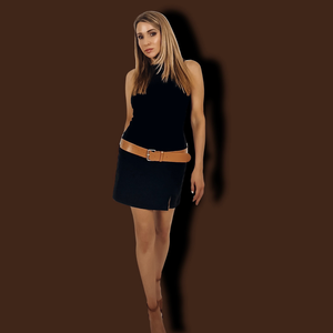 knee length dresses for ladies After Dark Mini Dress M / Black