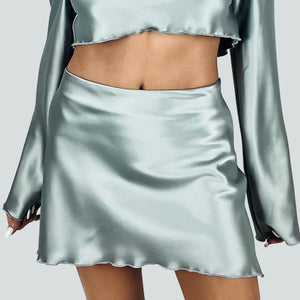 Silver Fox Mini Skirt