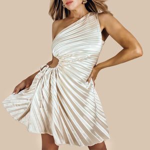 Pleats Please Dress L / Off White