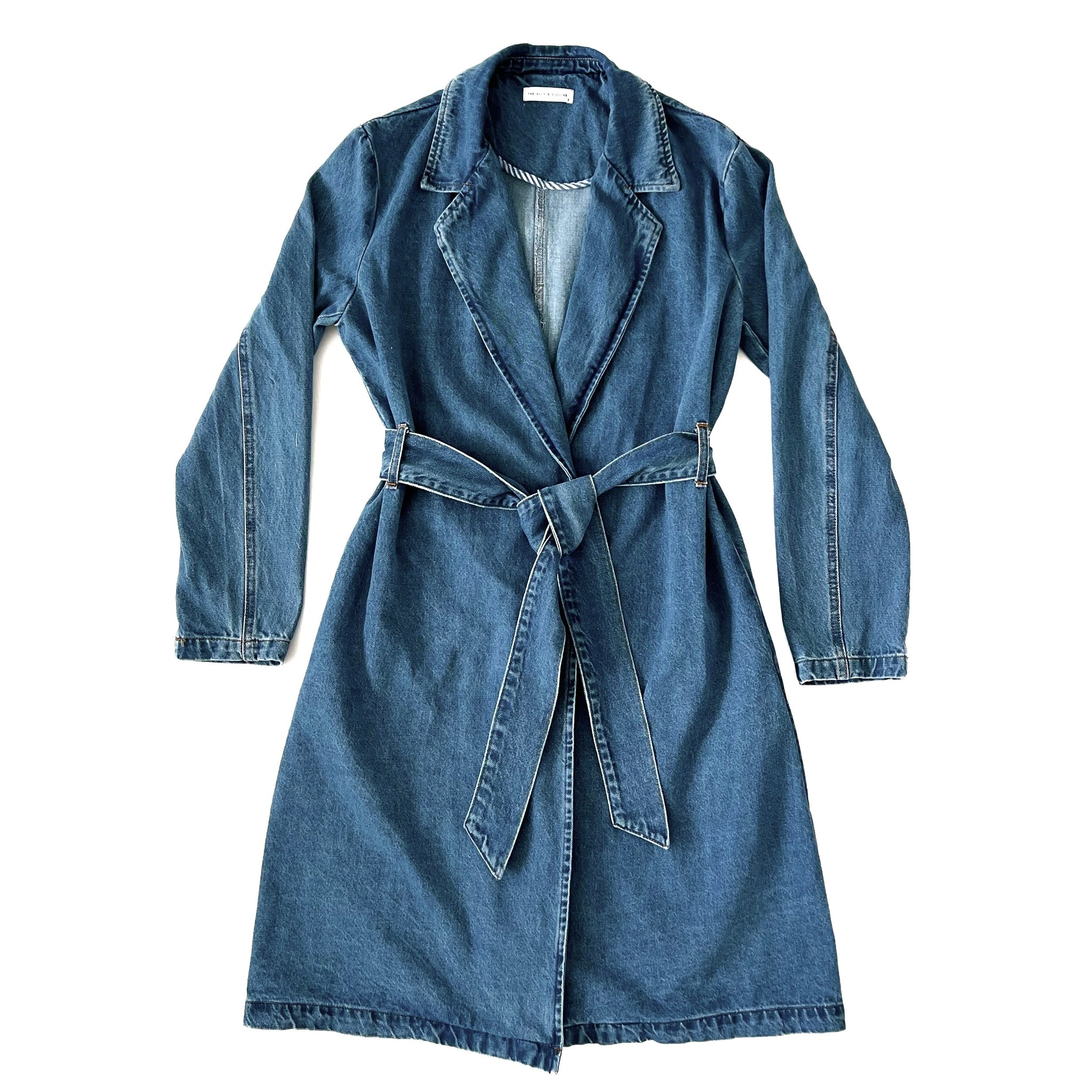 On The Go Denim Trench