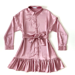 ally pink dress HOT SHIFT PINK KNIT DRESS SMALL